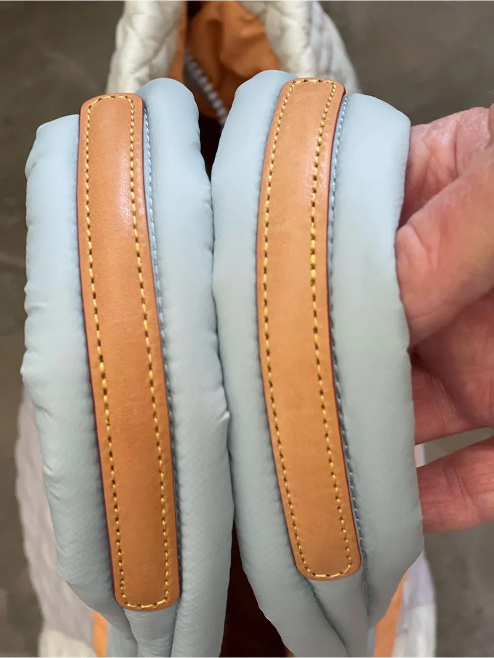 MZWALLACE medium metro tote deluxe in beautiful pastels.